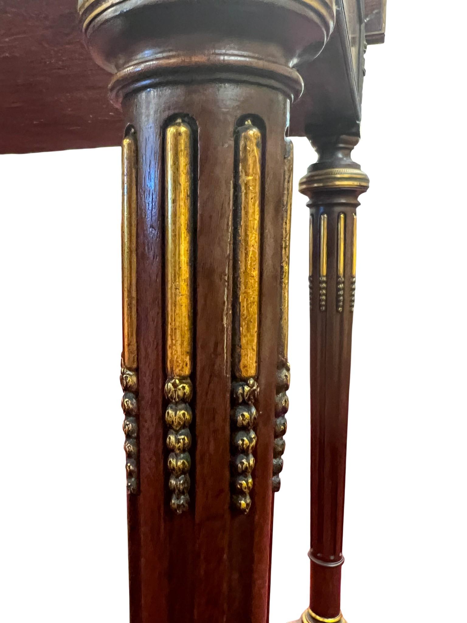 Louis XVI Revival Flip-Top Dressing Table with Ormolu Mounts, Late 19th Century in vendita 10