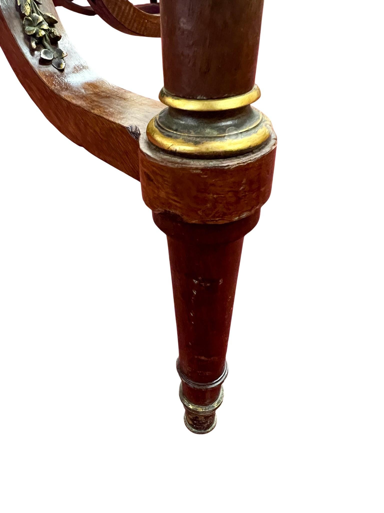 Louis XVI Revival Flip-Top Dressing Table with Ormolu Mounts, Late 19th Century in vendita 14