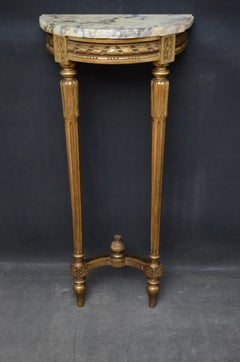 Louis XVI Revival Giltwood Console Table