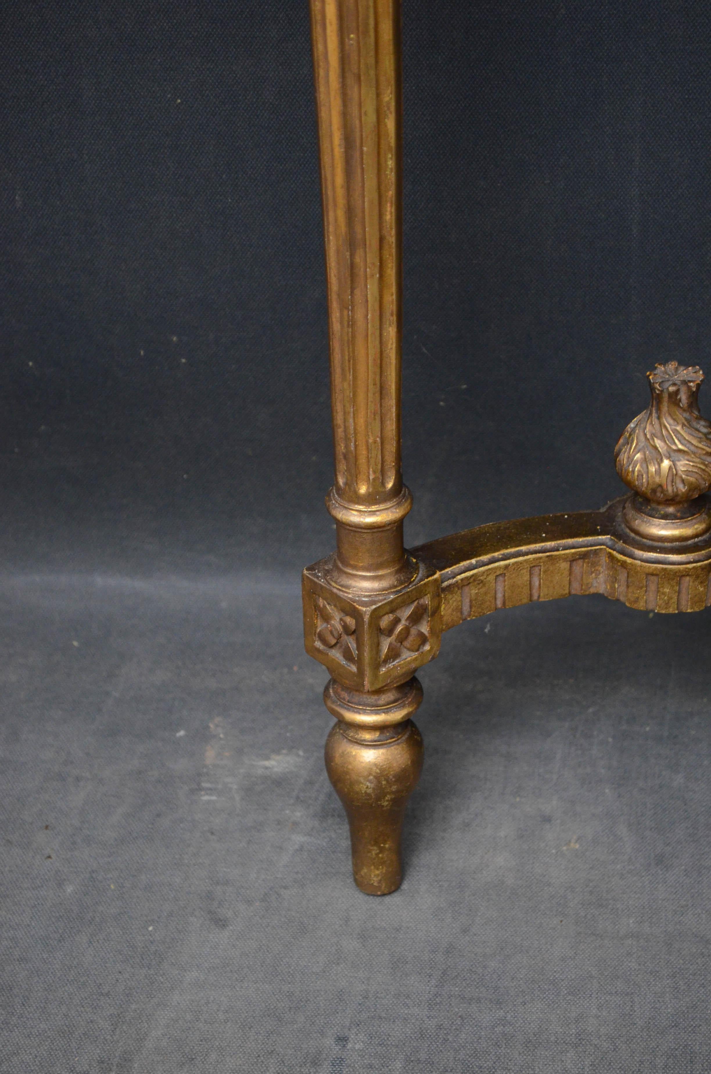Louis XVI Revival Giltwood Console Table In Good Condition In Whaley Bridge, GB
