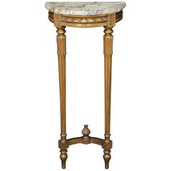Louis XVI Revival Giltwood Console Table