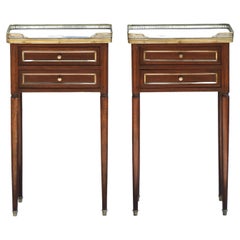 Louis XVI Revival Nightstands/Side Tables c1950s France