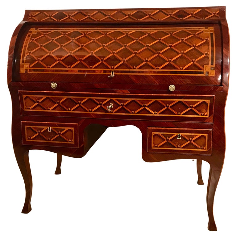 Louis XVI Roll Top Desk, France 1780 For Sale at 1stDibs