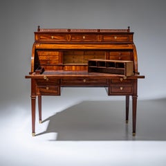 Louis XVI Roll-Top Desk in Mahogany, circa 1800