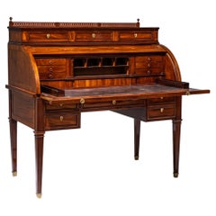 Louis XVI Roll-Top Desk in Mahogany, circa 1800