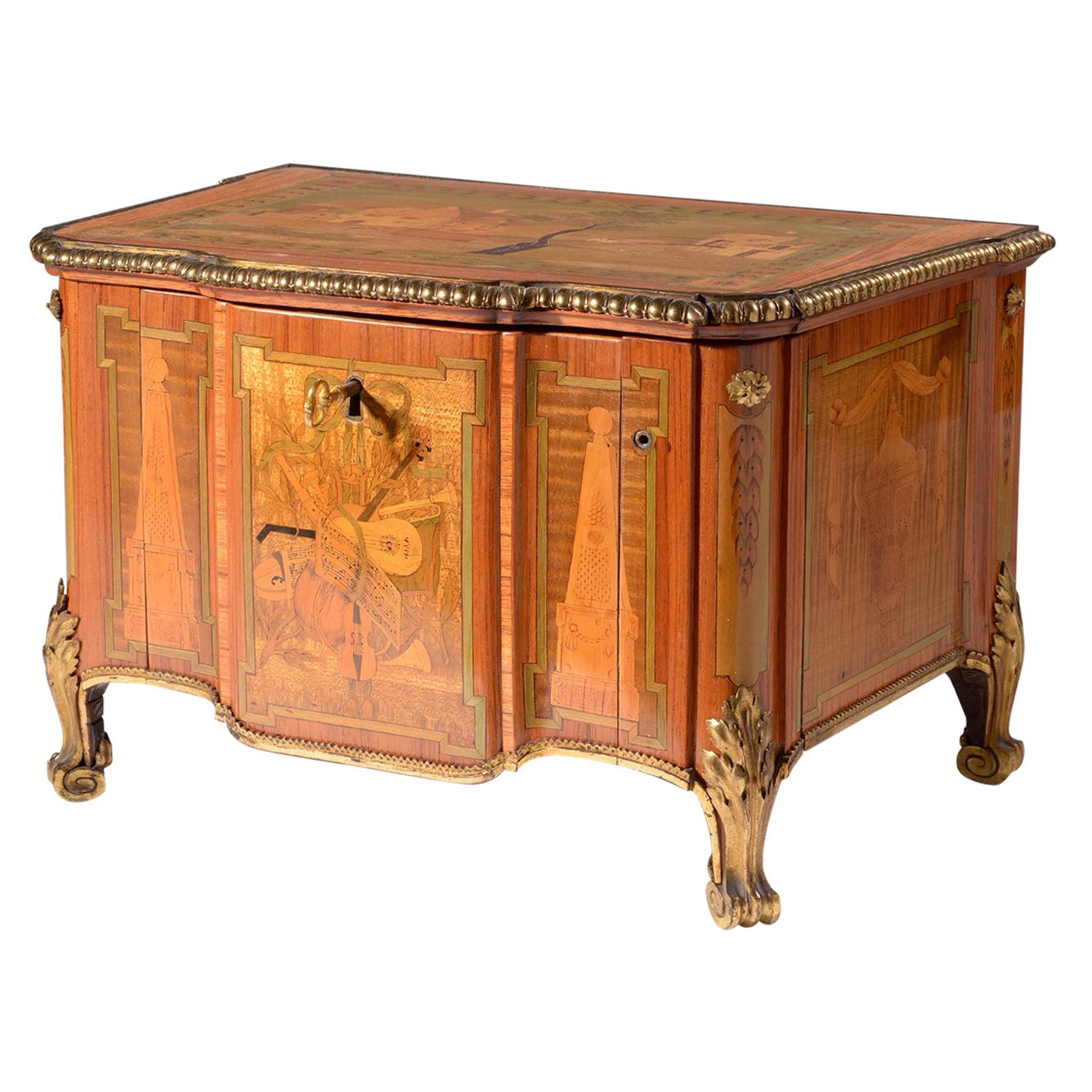 Louis XVI Serinette in the Form of a Miniature Commode by Richard, Paris, 1775