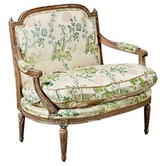 Louis XVI Settee, 19th Century