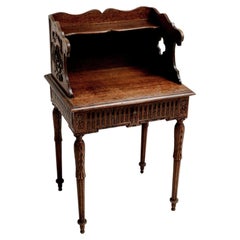 Louis XVI Side Table With Single Drawer