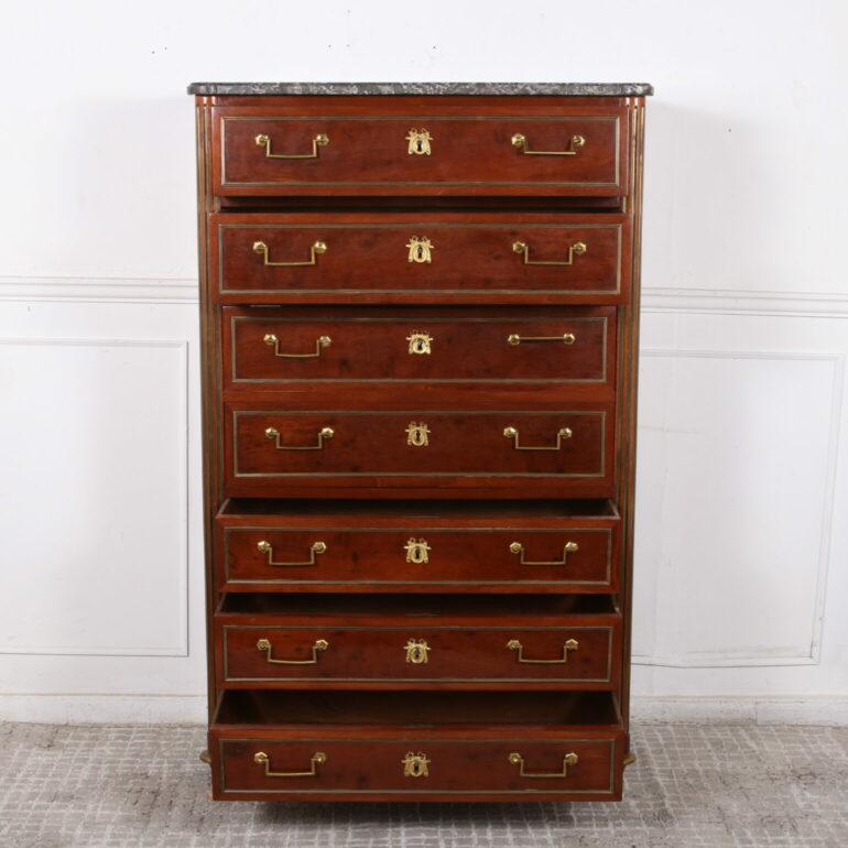 French Louis XVI Style 19th Century Secretaire from France For Sale