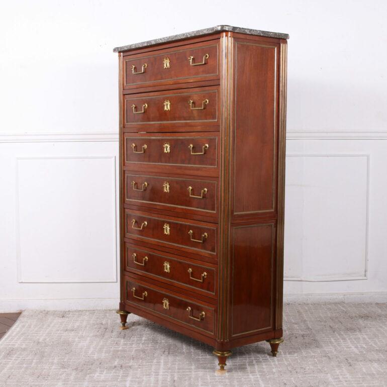 Louis XVI Style 19th Century Secretaire from France For Sale 2