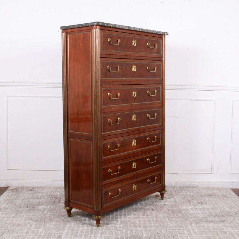 Louis XVI Style 19th Century Secretaire from France For Sale 3