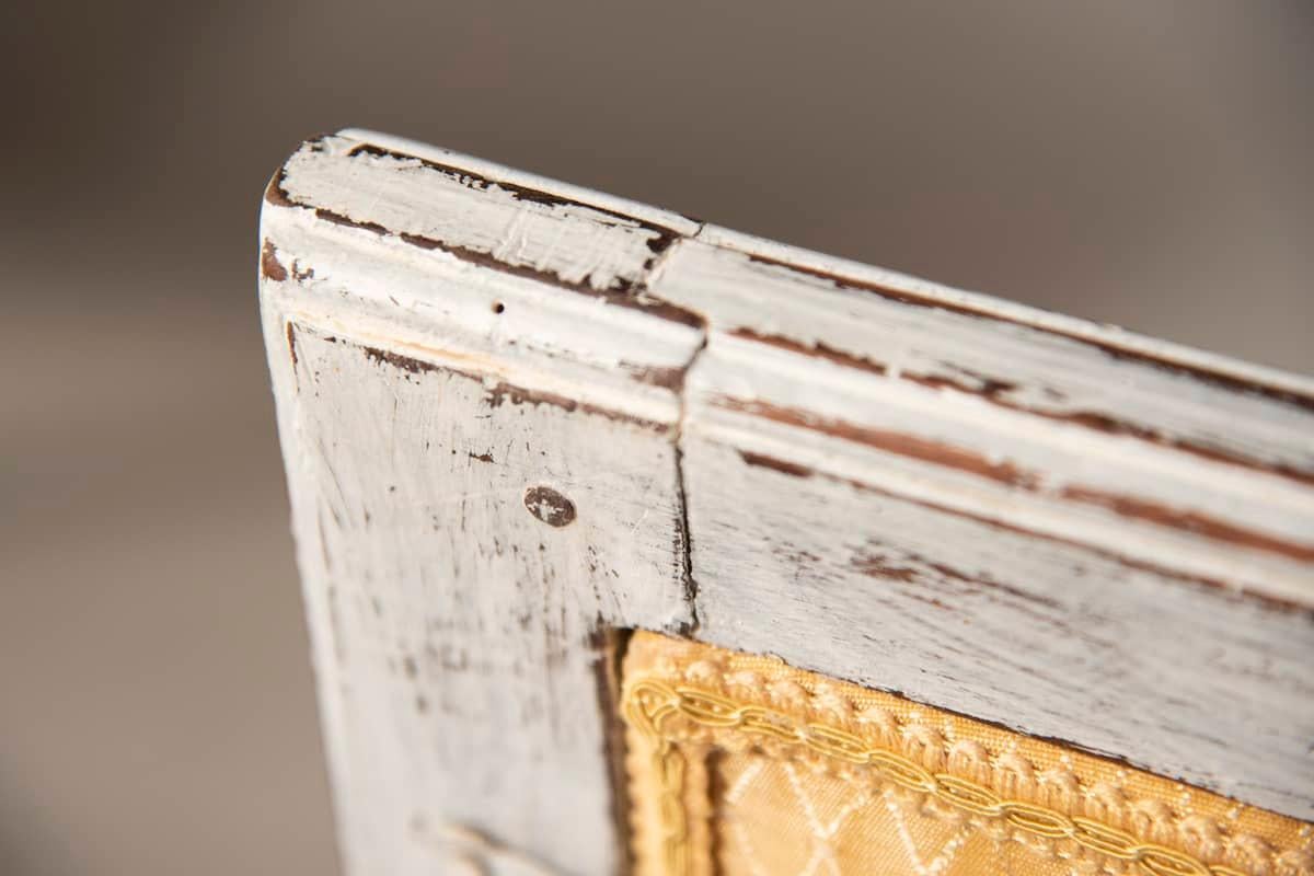 Louis XVI Style 3 Distressed Armchairs For Sale 7