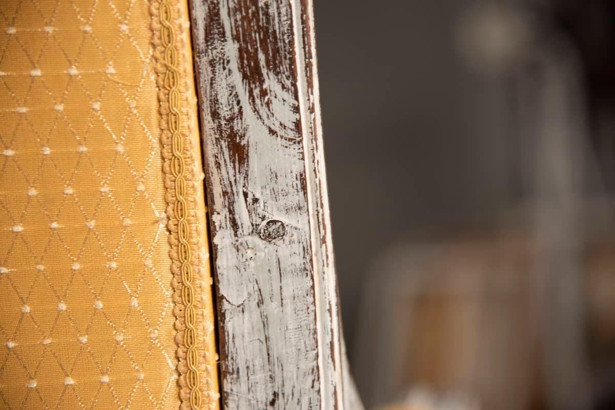 Louis XVI Style 3 Distressed Armchairs For Sale 15