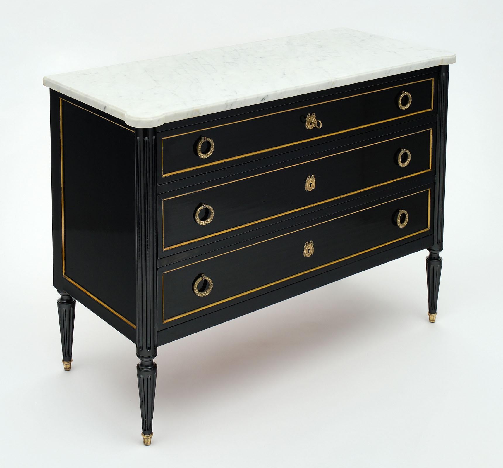 French Louis XVI Style Antique Chest of Drawers