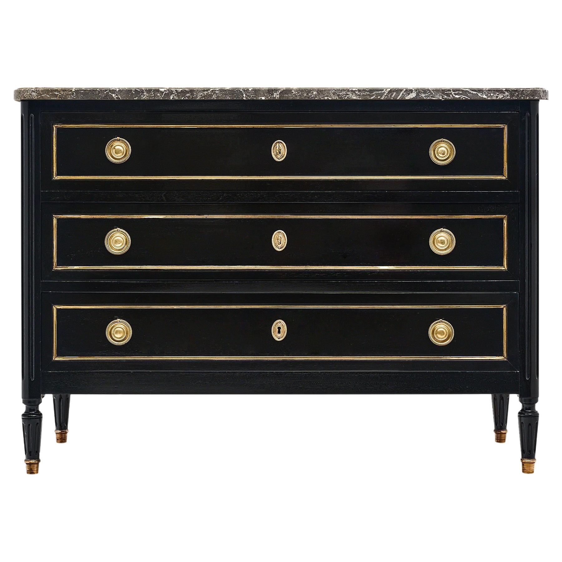 Louis XVI Style Antique Chest of Drawers For Sale