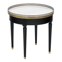 Louis XVI Style Antique Ebonized Bouillotte Table