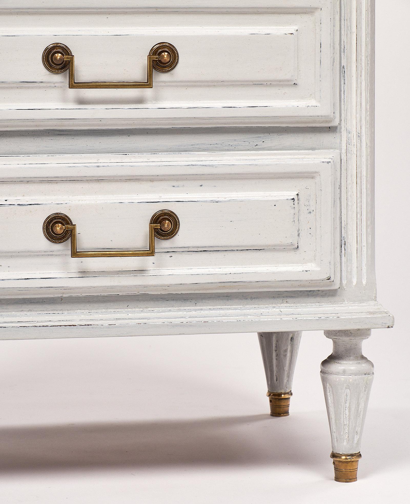 Semainier dipinto in stile Luigi XVI Antique French in vendita 4