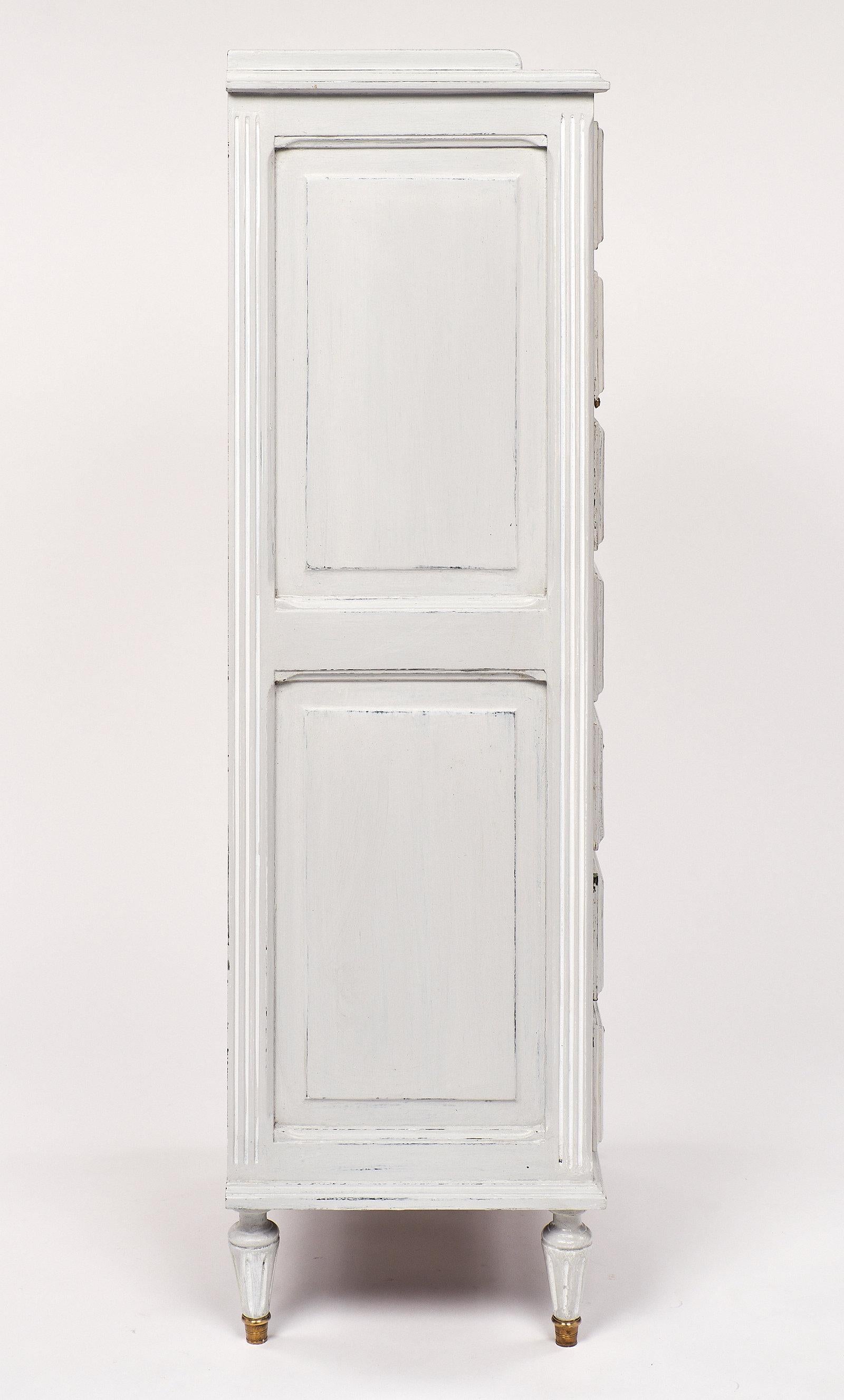 Inizio XX secolo Semainier dipinto in stile Luigi XVI Antique French in vendita