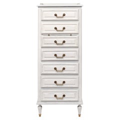 Semainier dipinto in stile Luigi XVI Antique French