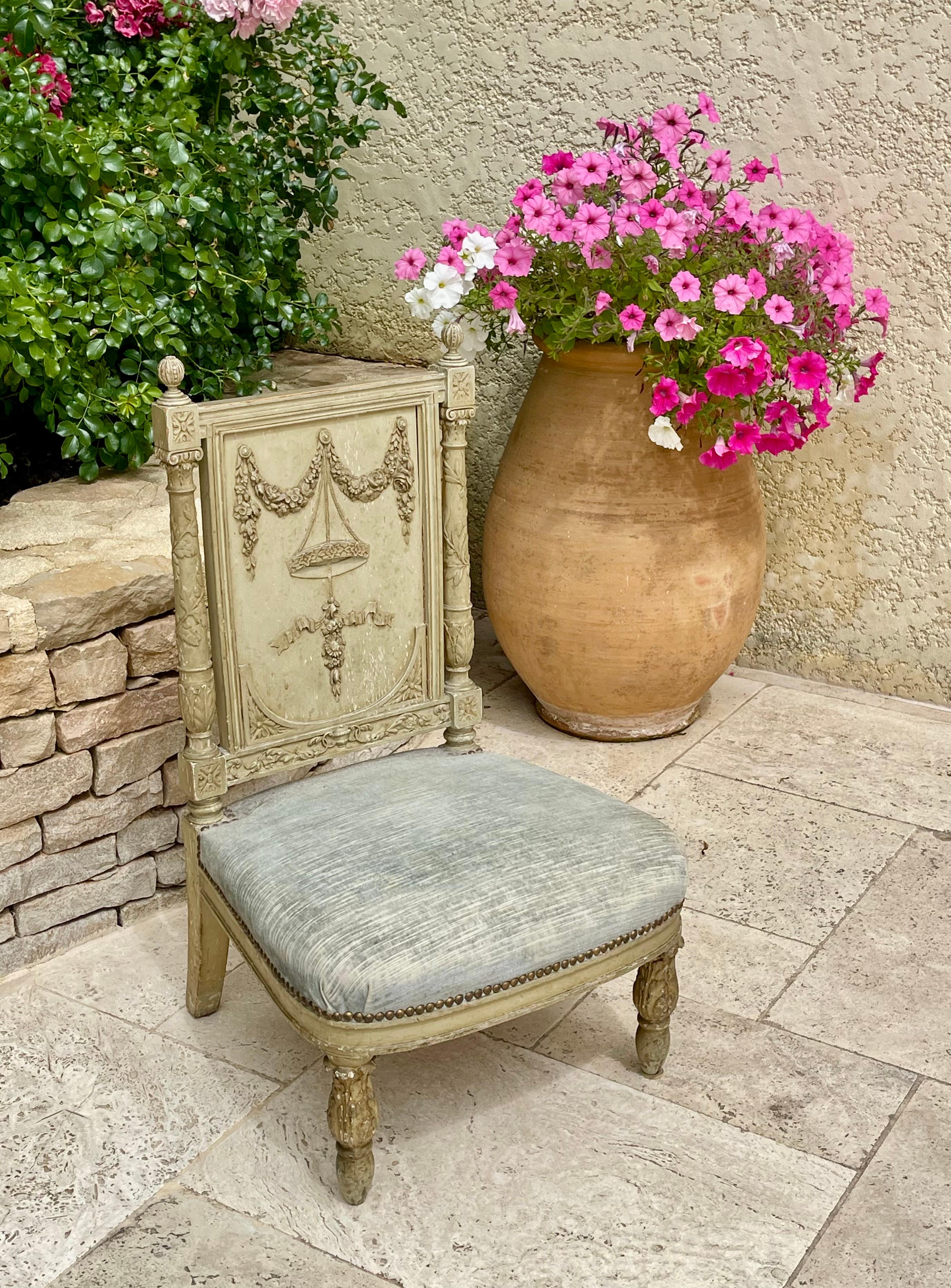 Sillón / Sillita estilo Luis XVI Francés en venta