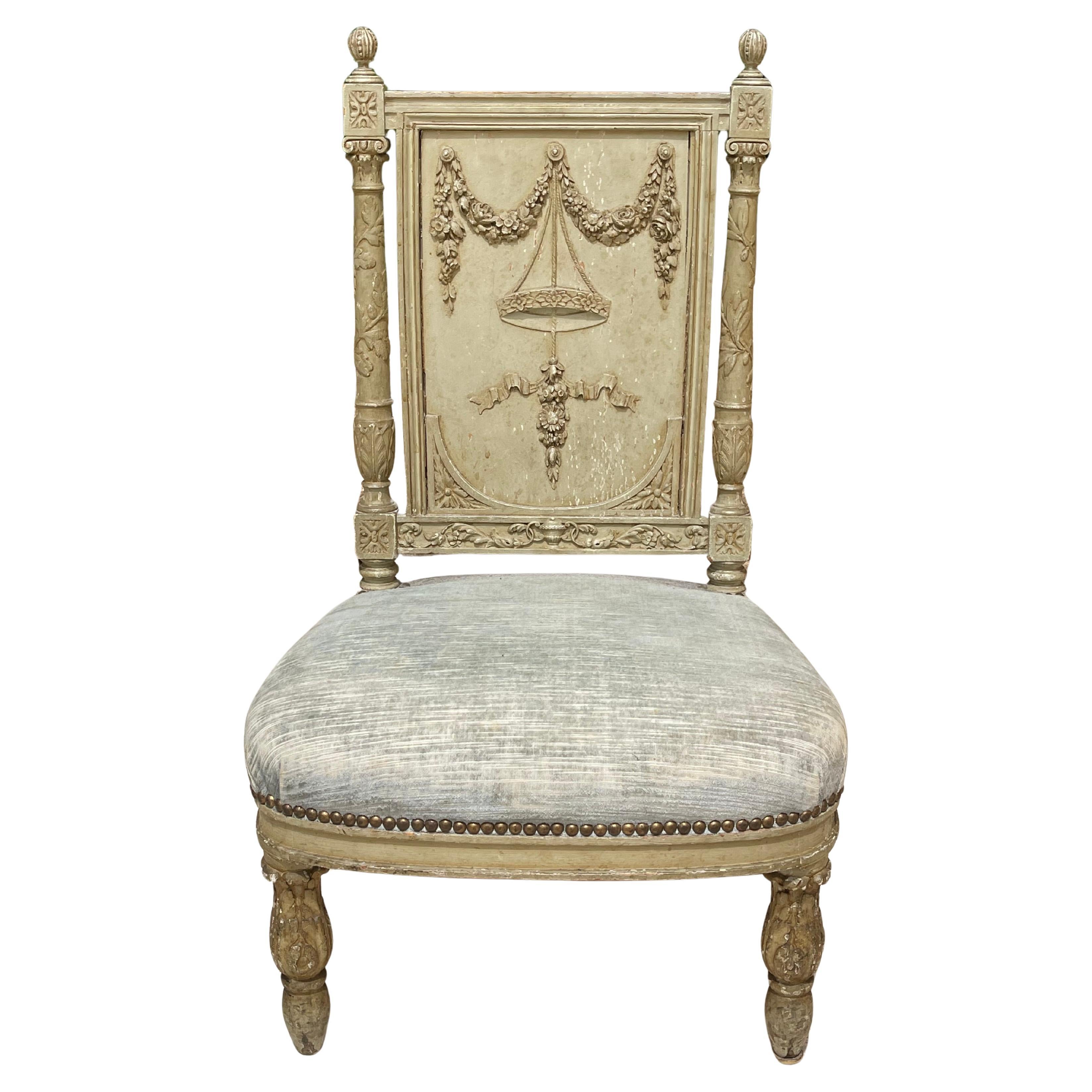 Sillón / Sillita estilo Luis XVI