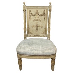 Louis XVI Style Armchair / Small Chair