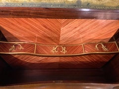 Louis XVI -Style Asian Chinoiserie Desk/Secretary with Verni Martin Decorating