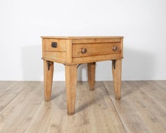 Louis XVI Style Bedside Table with Marble Top