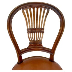 Louis XVI Style Beechwood Dining Chairs Set of Eight