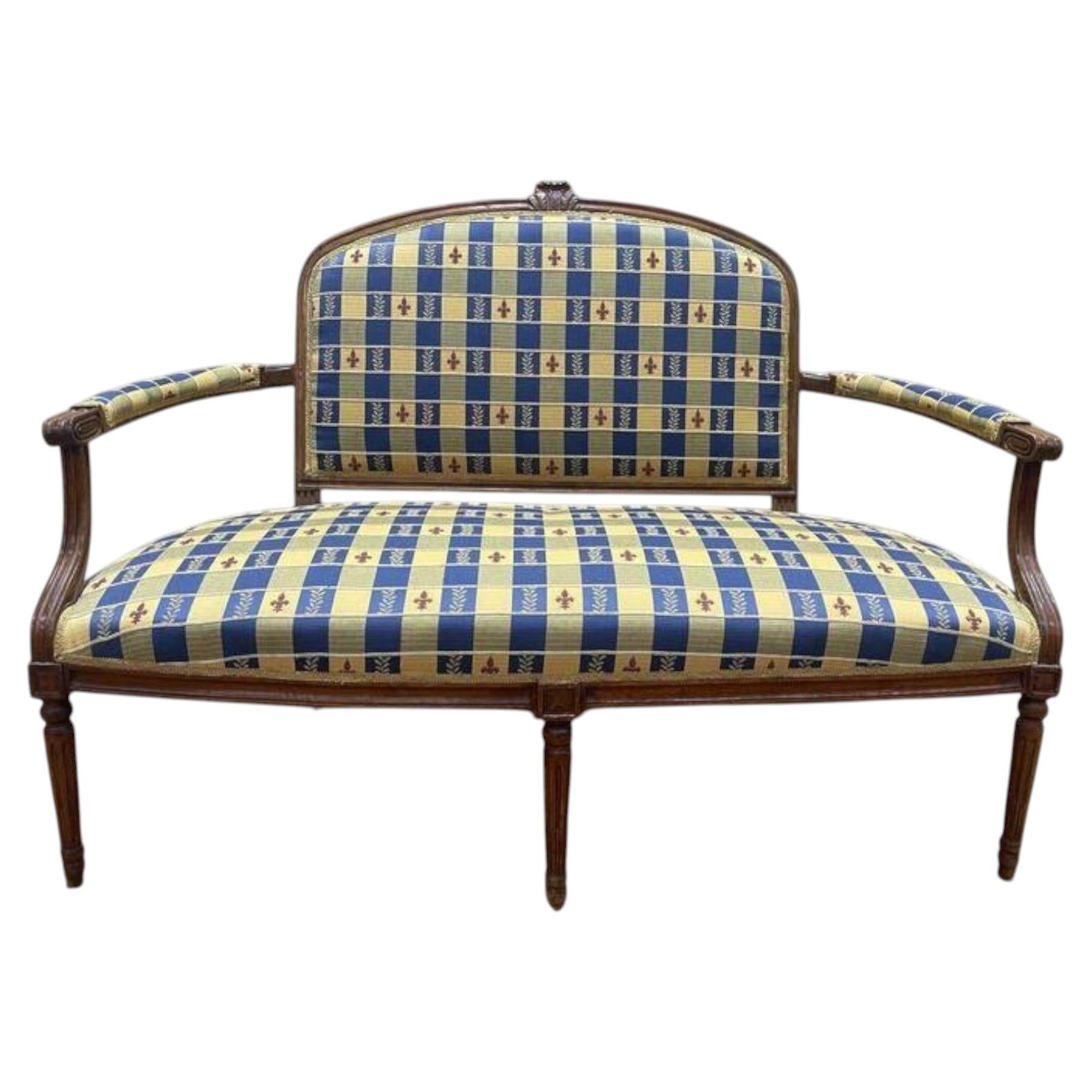 Louis XVI style bench For Sale
