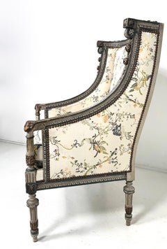 Bergère de style Louis XVI, années 1900