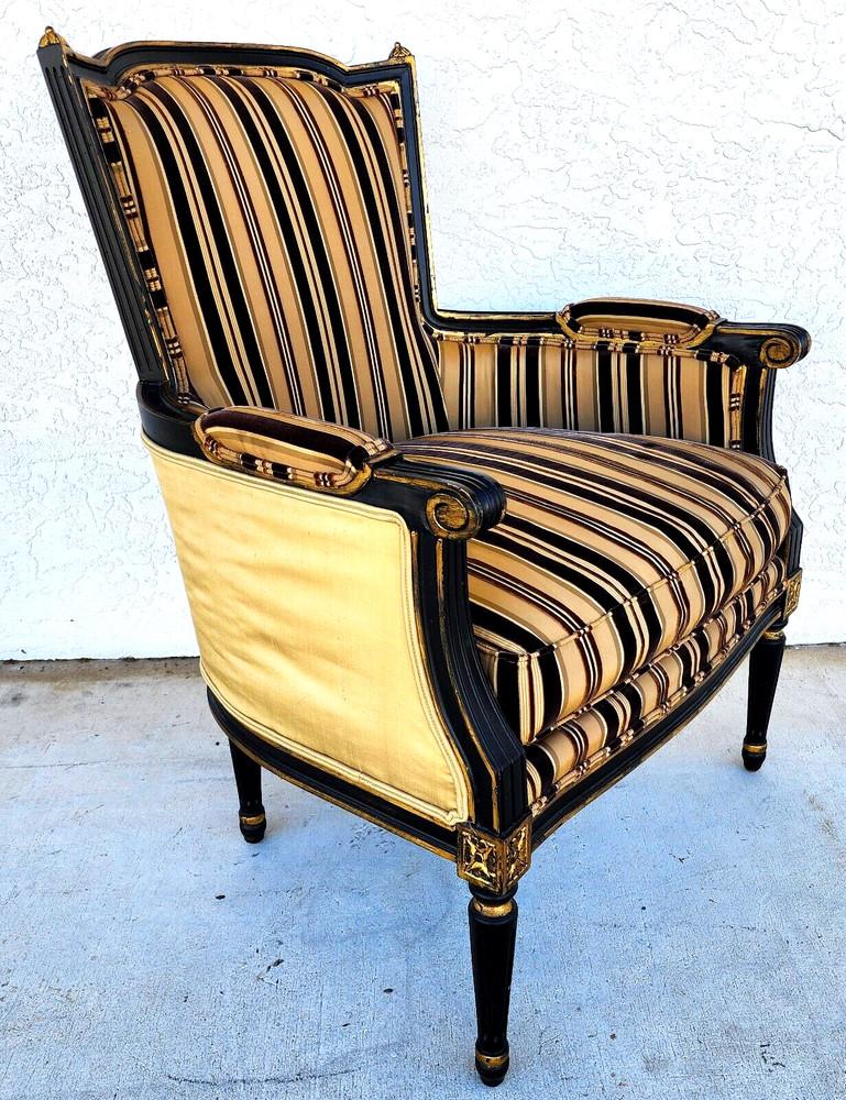Louis XVI Style Bergere Armchair by Century Furniture 5