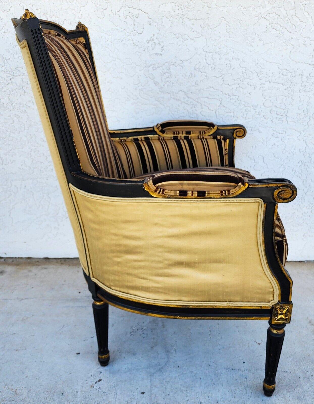 Louis XVI Style Bergere Armchair by Century Furniture 4