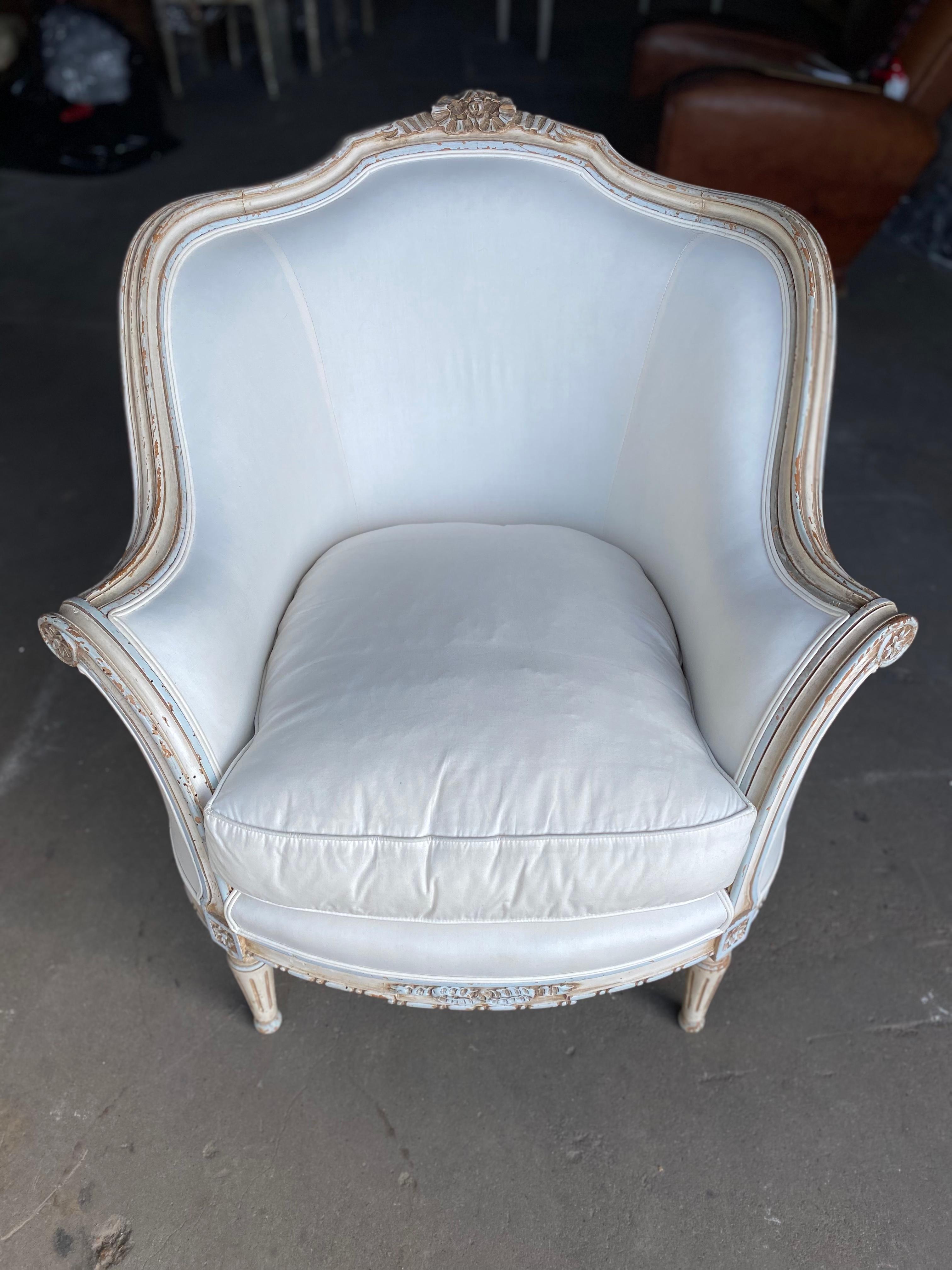 Bergere Stühle im Stil Louis XVI (Louis XVI.) im Angebot