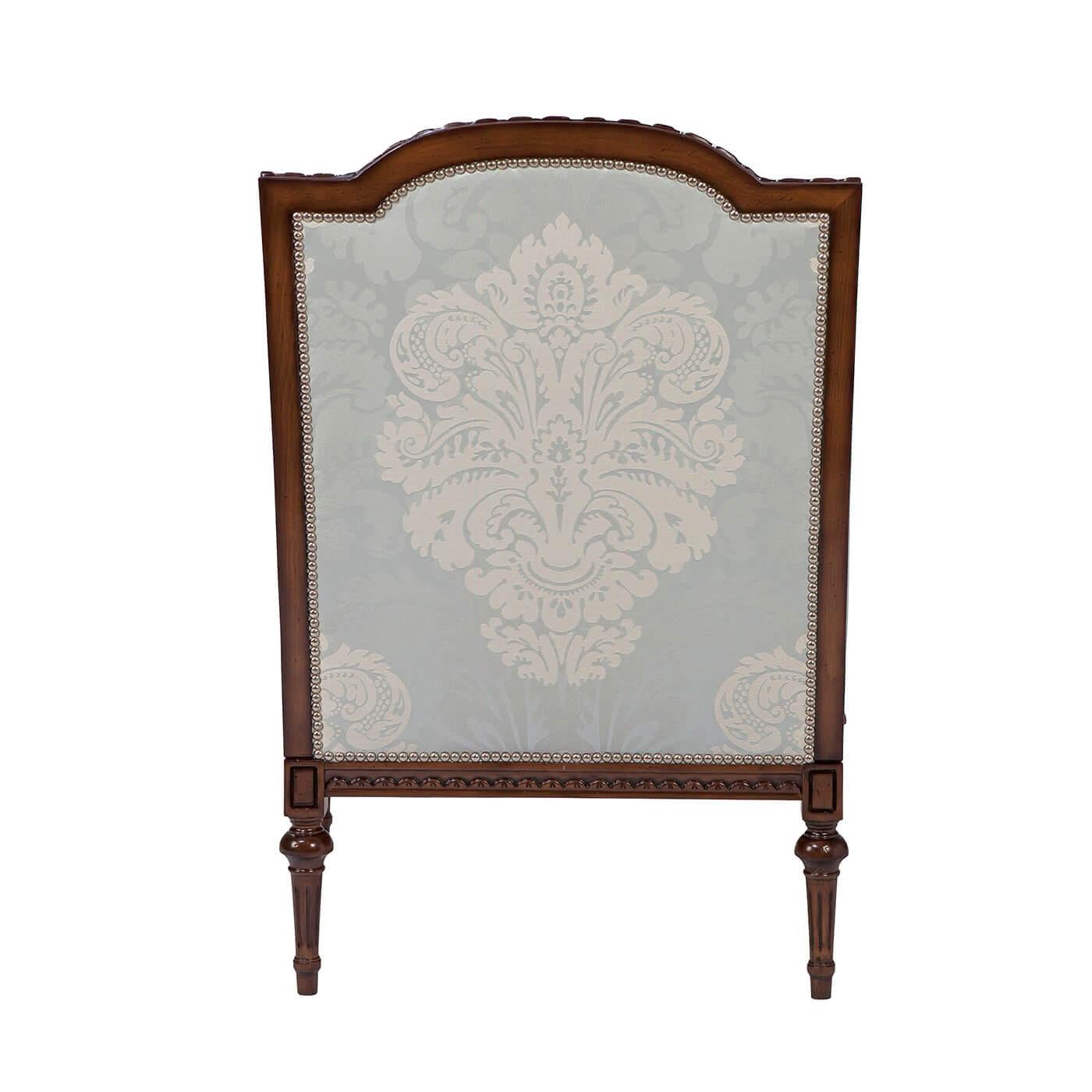 Louis XVI Style Bergère In New Condition For Sale In Westwood, NJ