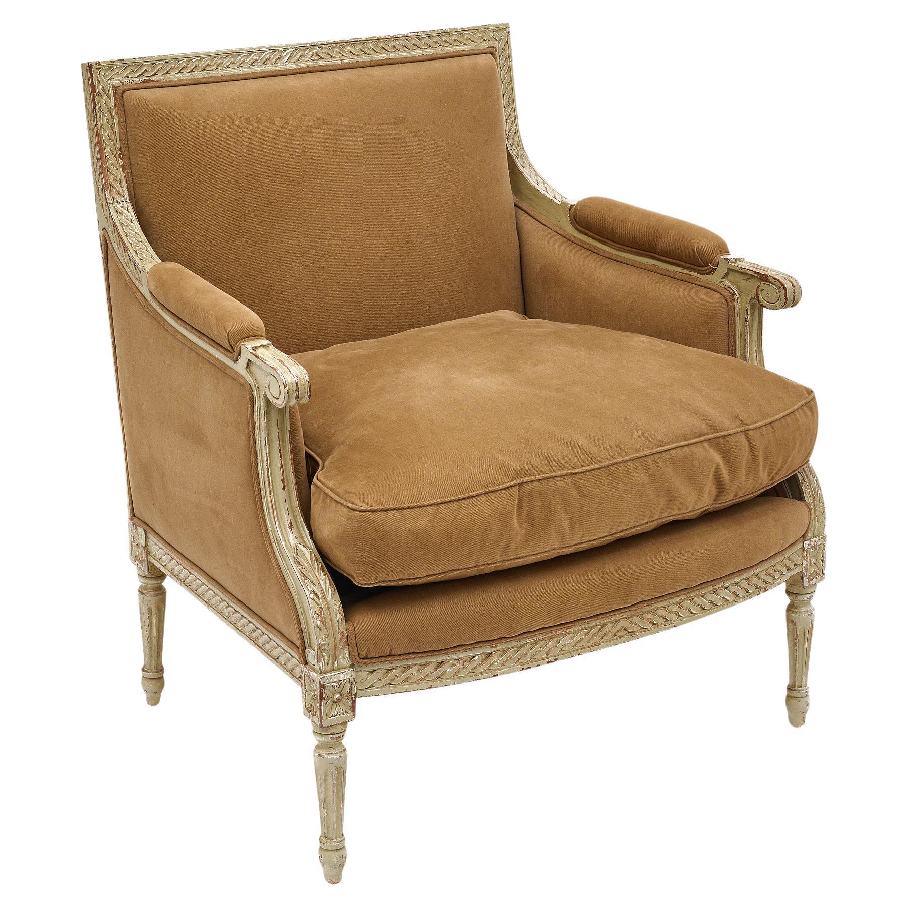 Bergère de style Louis XVI en vente