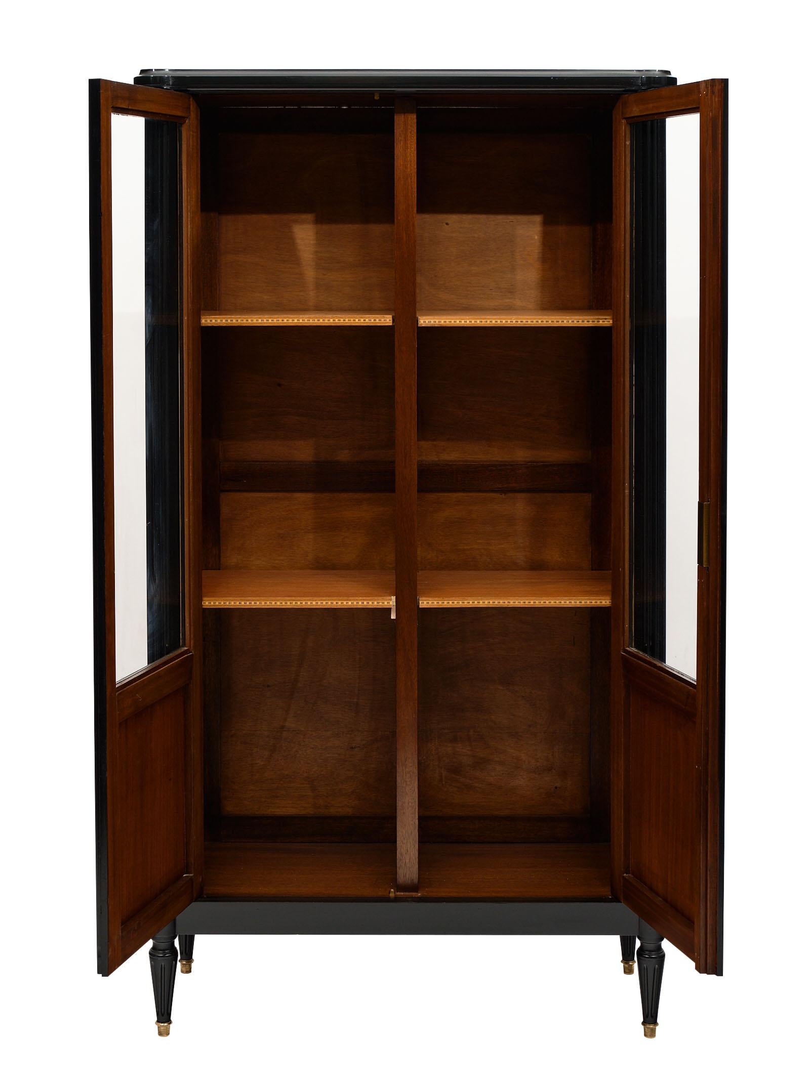 Mahogany Louis XVI Style Bookcase