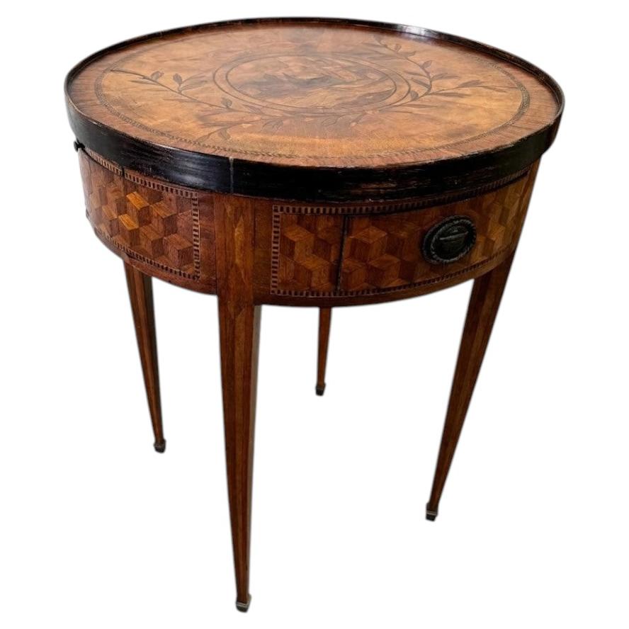 Louis XVI Style Bouillotte Game Table with Reversible Top For Sale