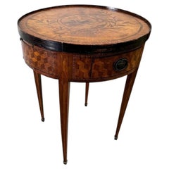 Tavolo da gioco Bouillotte in stile Luigi XVI con piano reversibile
