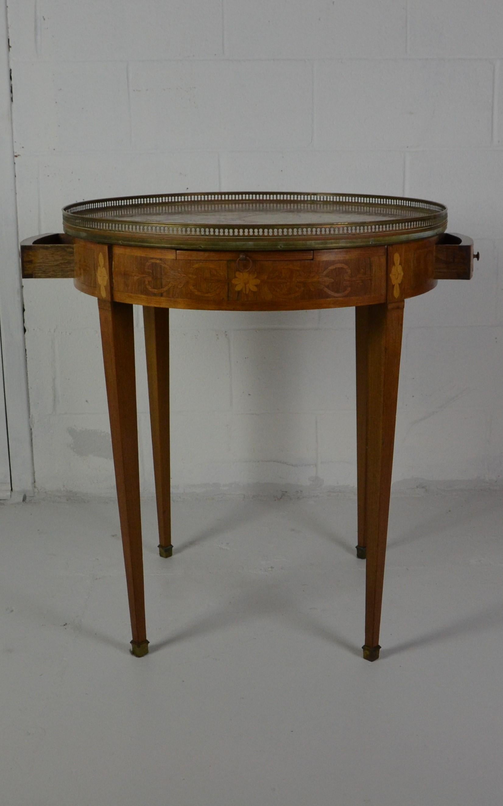 Louis XVI Style Bouillotte Table 1