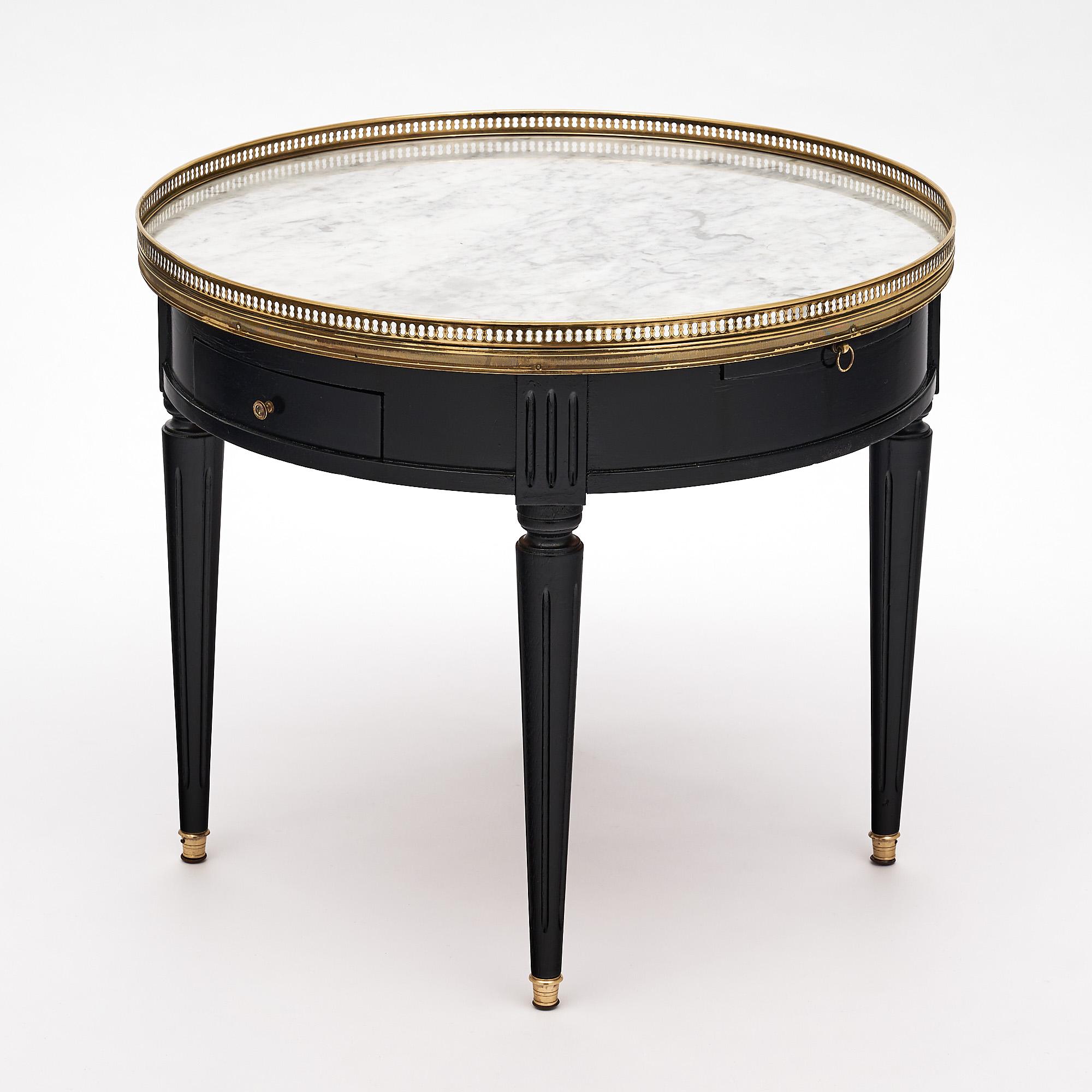 Louis XVI Style Bouillotte Table with Leaves 2