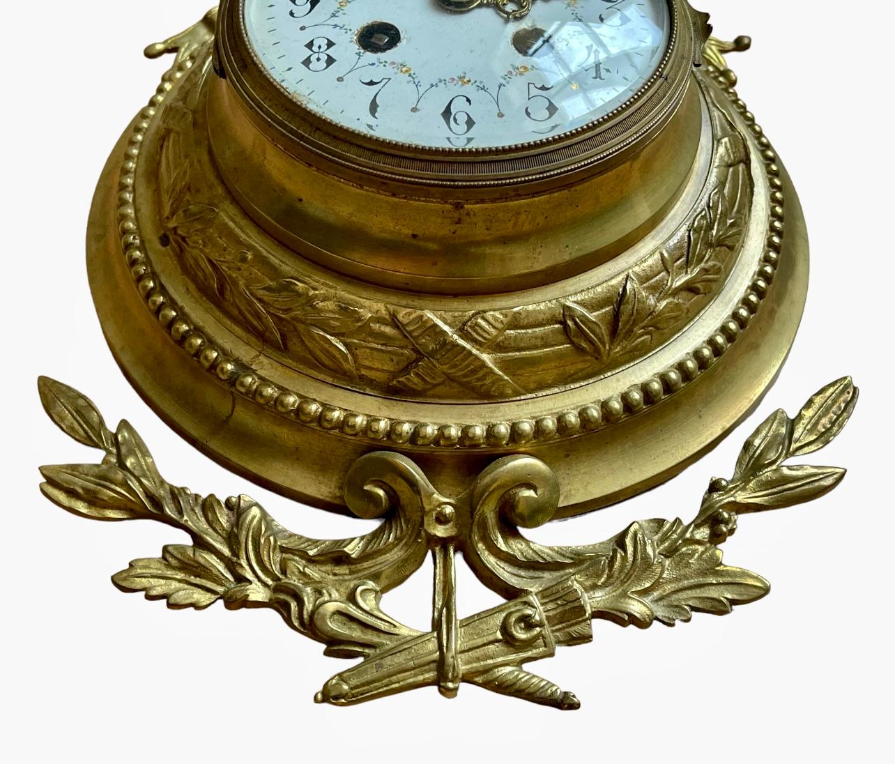 Louis XVI Style Bronze Cartel - XIXth century  4