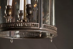 Louis XVI Style Bronze Lanterns Crafted in Italy, Mid-20th Century