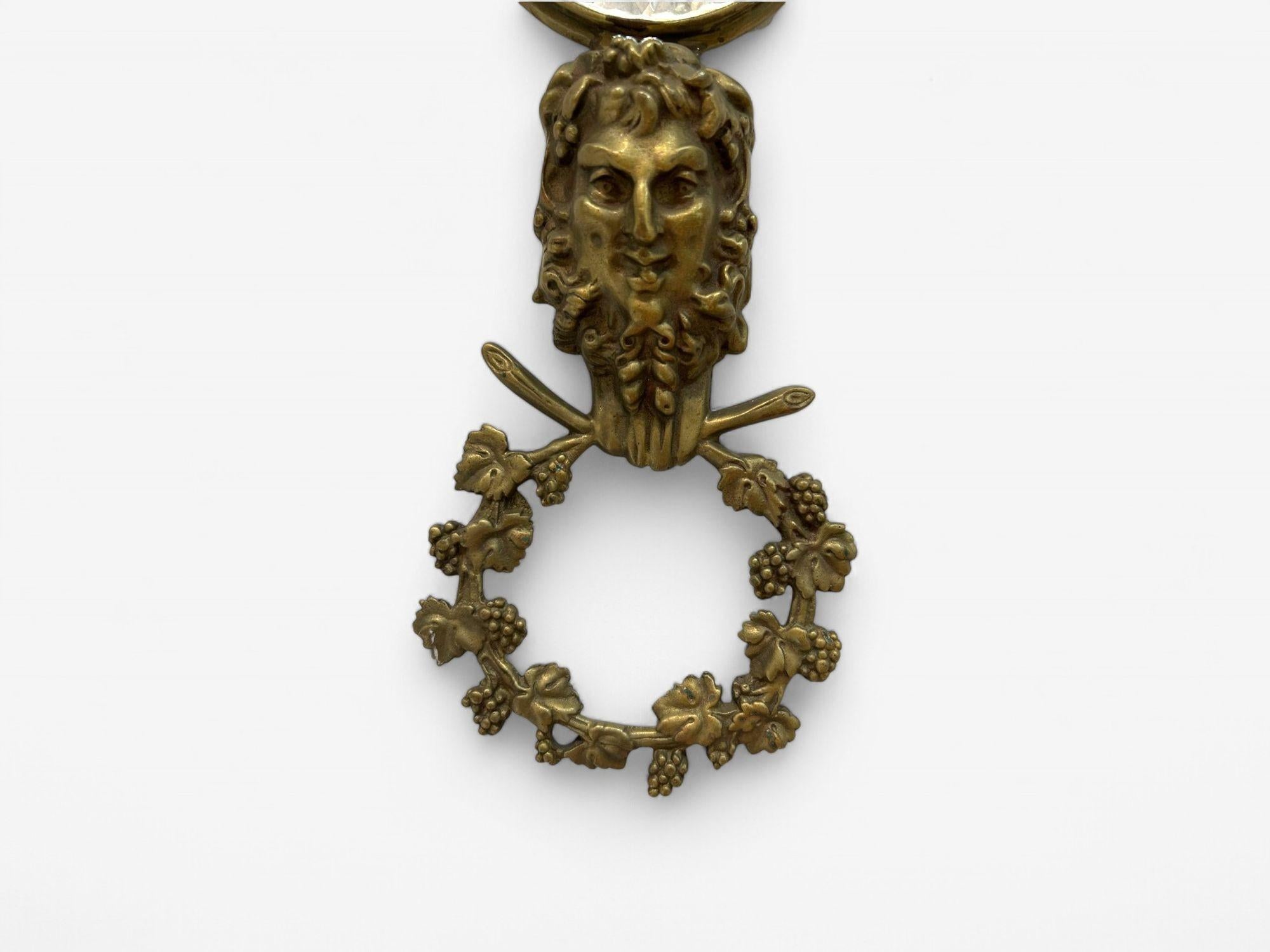 Louis XVI Style, Bronze, Mirror, Four Wall Appliques, France, 19th C. For Sale 2