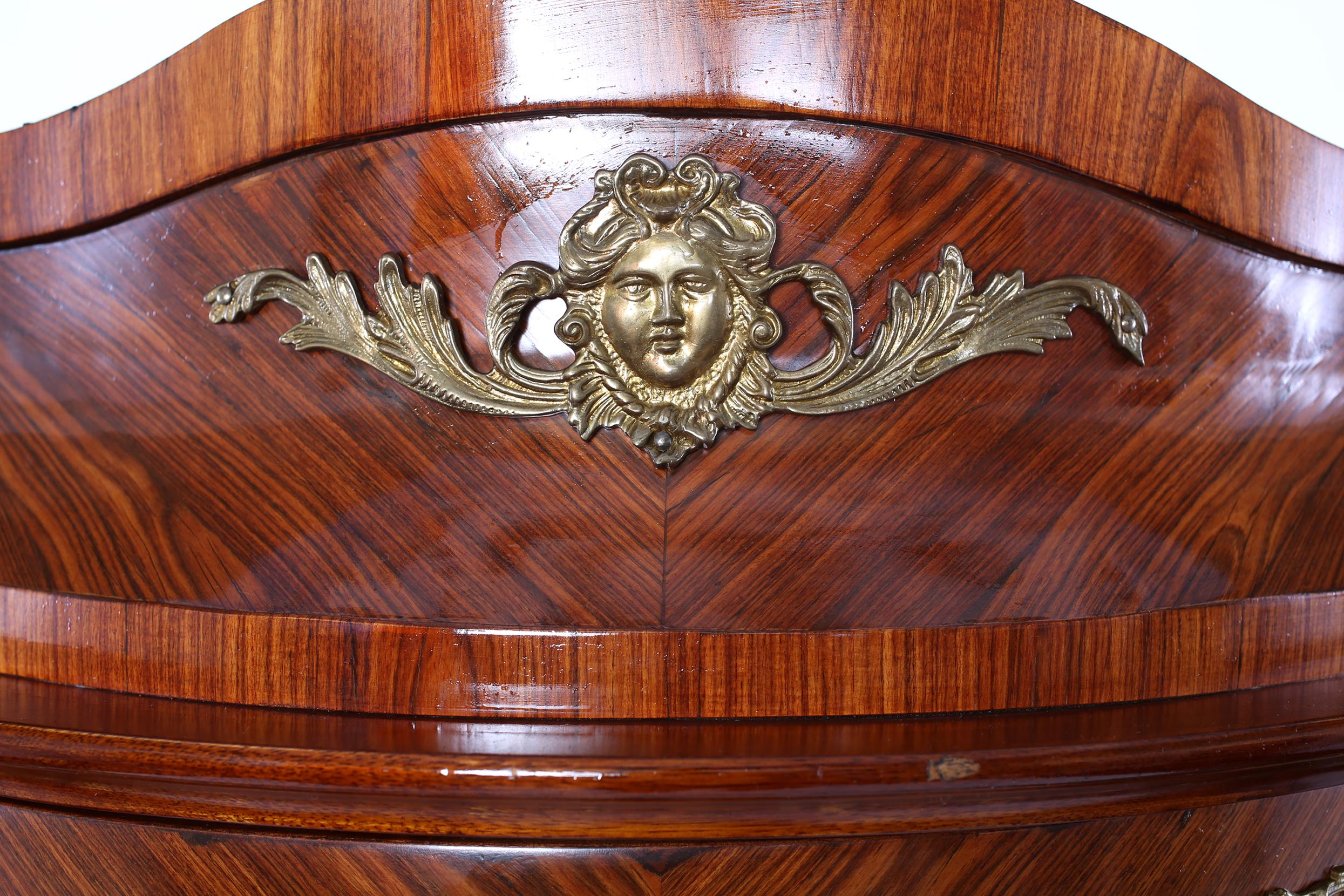 Louis XVI Style Bronze Mounted Display China Cabinet 2