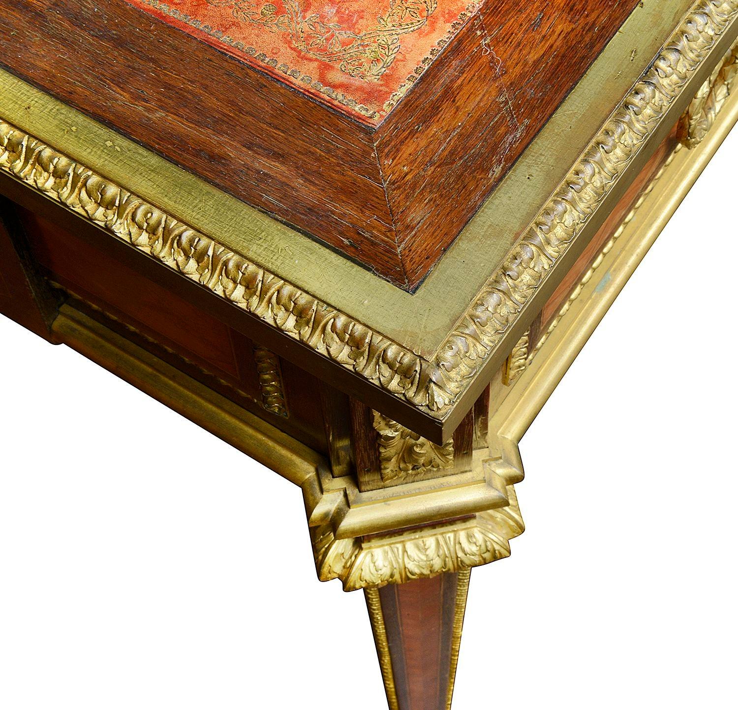 Bureau-Platte im Louis-XVI.-Stil, 19. Jahrhundert im Angebot 1