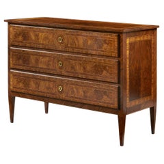 Louis XVI Style Burl Chest