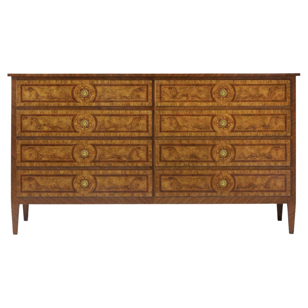 Louis XVI Style Burl Dresser