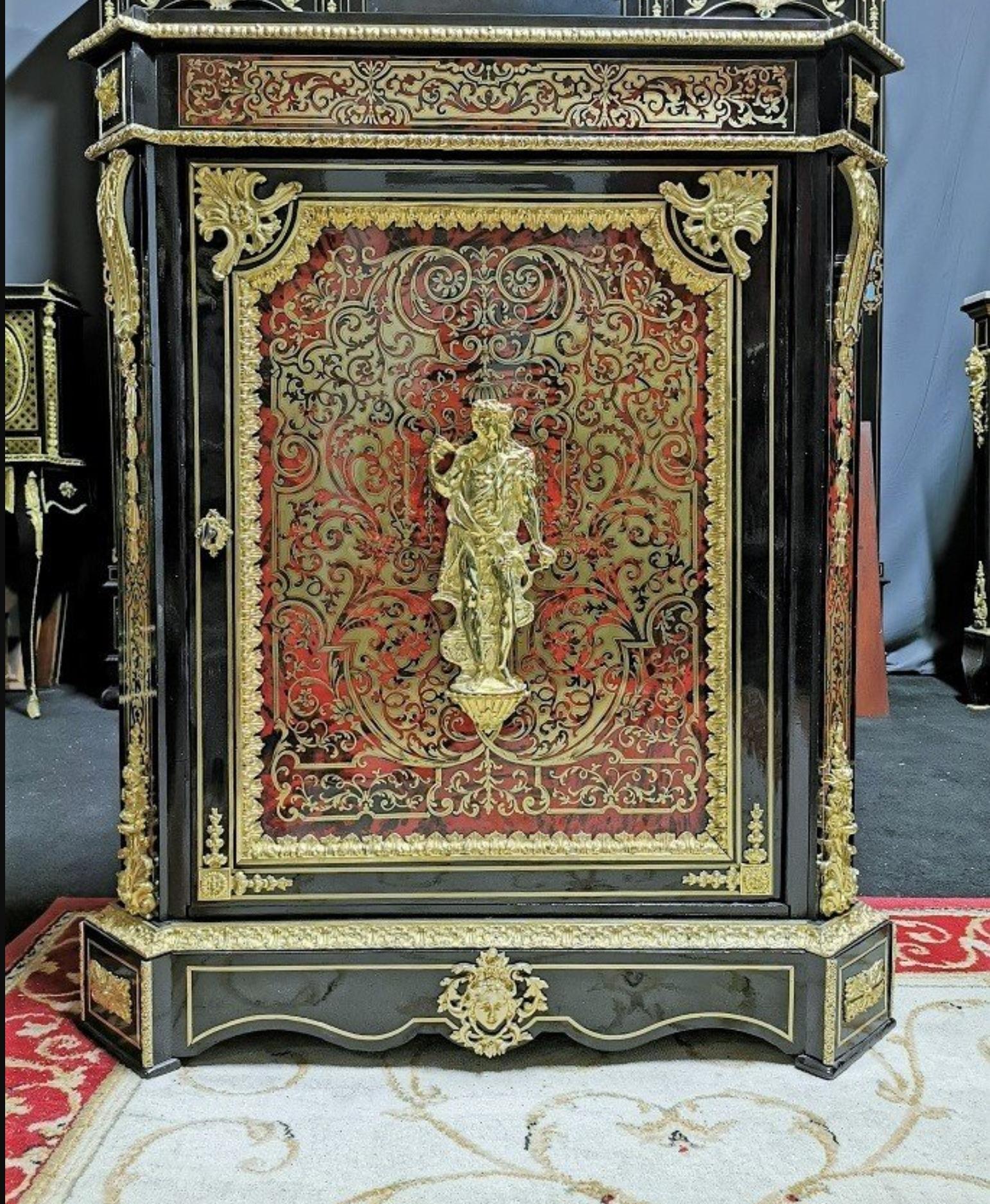 Louis XVI Style Cabinet, Boulle Marquetry, France In Good Condition In Paris, FR