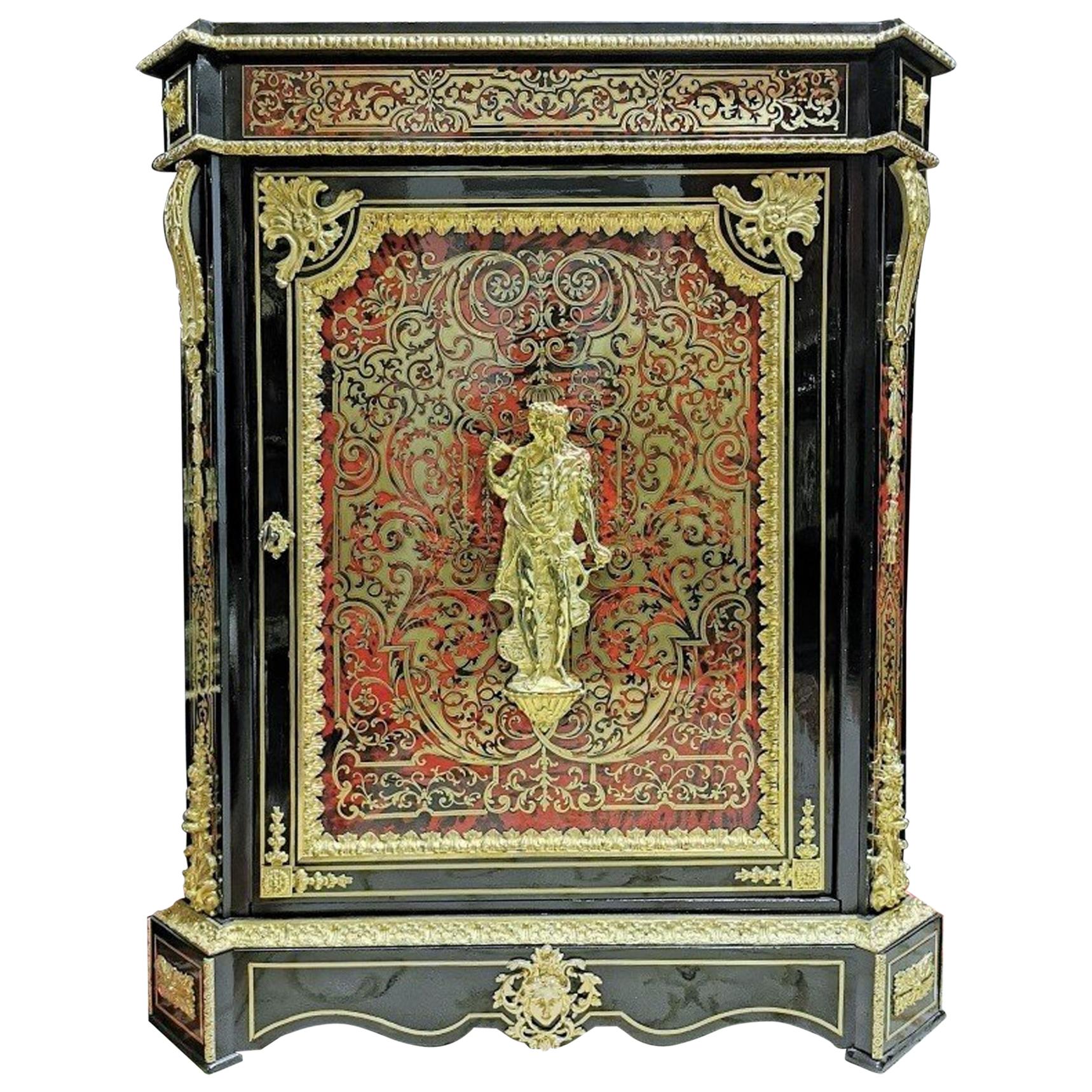 Louis XVI Style Cabinet, Boulle Marquetry, France